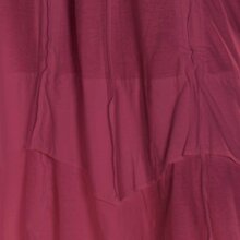 Vishes Damen Wadenlang Kleid Baumwolle Fantasie A-Linie Rückenfrei dunkelrot 40