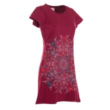 vishes Goa Kleid Tunika Minikleid dunkelrot 40