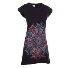 vishes Goa Kleid Tunika Minikleid schwarz 42