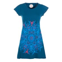 vishes Goa Kleid Tunika Minikleid türkis 42