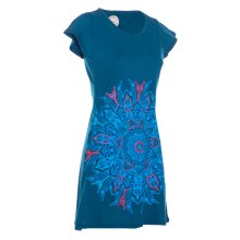 vishes Goa Kleid Tunika Minikleid türkis 42