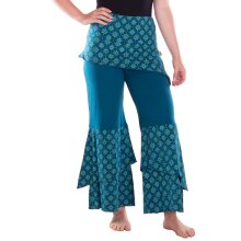 vishes Schlaghose Zipfelhose Hippie Hose Sommerhose