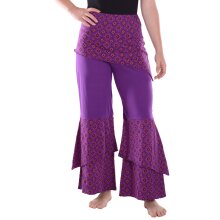 Vishes Schlaghose Zipfelhose Hippie Hose Sommerhose aus...