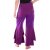 Vishes Schlaghose Zipfelhose Hippie Hose Sommerhose aus Jersey bedruckt violett 38