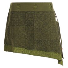 Vishes Damen Mini-Rock Baumwolle Blumen-Muster extra...