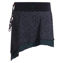 Vishes Damen Mini-Rock Baumwolle Blumen-Muster extra...