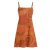 vishes Minikleid Hippie Boho Kleid orange 36