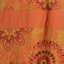 vishes Minikleid Hippie Boho Kleid orange 40