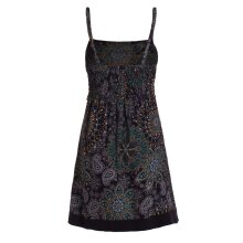 vishes Minikleid Hippie Boho Kleid schwarz 38