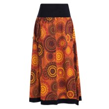 Vishes - Langer Damen Herbst-Rock Herbströcke Bunt...