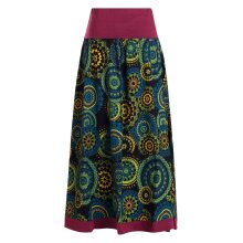 Vishes - Langer Damen Herbst-Rock Herbströcke Bunt...