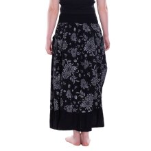 Vishes - langer Damen Maxi-Rock längen-verstellbar...