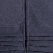 Vishes - Damen Kapuzenjacke lang Fleece Hippiemantel Übergangsjacke grau 42