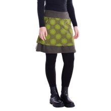 Vishes Fleecerock Damen Bedruckt Mandala A-Linie Taschen...