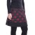 Vishes Fleecerock Damen Bedruckt Mandala A-Linie Taschen Winterrock schwarz 42