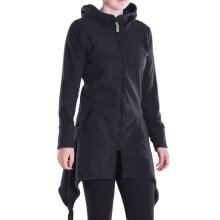 Vishes - Damen Fleece Kapuzenjacke lang Elfen...