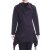 Vishes - Extra warmes Damen Winterkleid Pullover-Kleid Sweatkleid Eco-Fleece schwarz 48