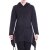 Vishes - Extra warmes Damen Winterkleid Pullover-Kleid Sweatkleid Eco-Fleece schwarz 48
