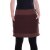 Vishes - Thermorock warmer Damen Winterrock kurz Taschenrock aus ECO-Fleece braun 44-46
