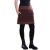 Vishes - Thermorock warmer Damen Winterrock kurz Taschenrock aus ECO-Fleece braun 44-46
