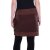 Vishes - Thermorock warmer Damen Winterrock kurz Taschenrock aus ECO-Fleece braun 44-46