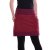 Vishes - Thermorock warmer Damen Winterrock kurz Taschenrock aus ECO-Fleece dunkelrot 40