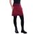 Vishes - Thermorock warmer Damen Winterrock kurz Taschenrock aus ECO-Fleece dunkelrot 40