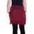 Vishes - Thermorock warmer Damen Winterrock kurz Taschenrock aus ECO-Fleece dunkelrot 40