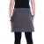 Vishes - Thermorock warmer Damen Winterrock kurz Taschenrock aus ECO-Fleece grau 38