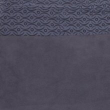 Vishes - Thermorock warmer Damen Winterrock kurz Taschenrock aus ECO-Fleece grau 42