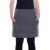 Vishes - Thermorock warmer Damen Winterrock kurz Taschenrock aus ECO-Fleece grau 42
