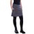 Vishes - Thermorock warmer Damen Winterrock kurz Taschenrock aus ECO-Fleece grau 42