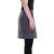 Vishes - Thermorock warmer Damen Winterrock kurz Taschenrock aus ECO-Fleece grau 42