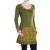 Vishes - Langarmshirt-Kleid Leicht Kurze Damen Kleider Langarm Tunika retro olive-42