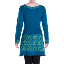 Vishes - Langarmshirt-Kleid Leicht Kurze Damen Kleider...