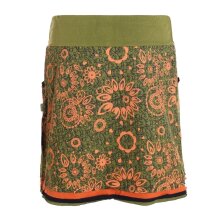 Vishes Damen Mini-Rock Baumwolle geometrisches Muster...