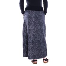 Vishes Damen Maxi-Rock Baumwolle Blumen-Muster...