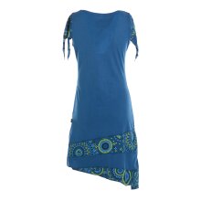 Vishes Damen asymmetrisches Kleid Baumwolle...