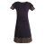 Vishes Kurzarm Kleid Damen Lagendesign Bedruckt Baumwolle Jersey schwarz 44-46