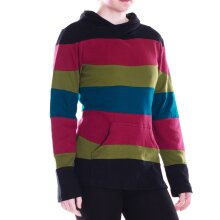 Vishes Hoodie Patchwork Regenbogen Sweater Hippie...