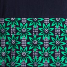 Vishes - Damen Langarm Longshirt-Kleid Sweatkleid Tunika-Kleid Shirt-Kleid schwarz grün 42-44