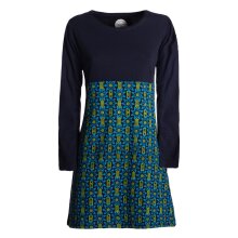 Vishes - Damen Langarm Longshirt-Kleid Sweatkleid...