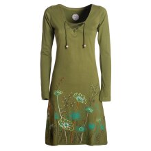 Vishes - Damen Langarm-Shirtkleid Tunika-Kleid...