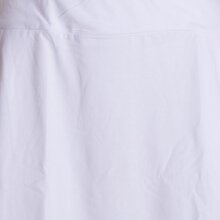 Vishes - Rock Damen Knielang Bio Baumwolle Breiter Bund Jersey Röcke Basic weiß 44