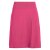 Vishes - Rock Damen Knielang Bio Baumwolle Breiter Bund Jersey Röcke Basic rosa 42