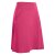 Vishes - Rock Damen Knielang Bio Baumwolle Breiter Bund Jersey Röcke Basic rosa 44