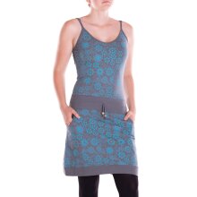 Vishes Sommerkleid Damen Baumwolle Trägerkleid mit...