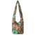 Vishes Schultertasche Beuteltasche aus Baumwolle Blumen Hippie Tasche
