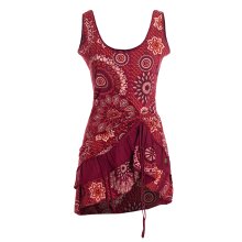 vishes Kleid Hippie Tunika verstellbar