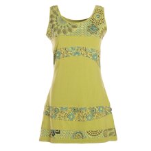 Vishes Minikleid Damen Ärmellos Bedruckt Patchwork...